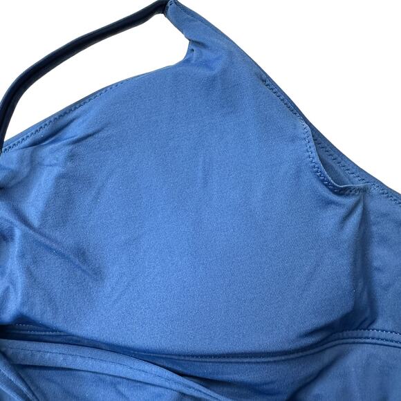Everlane The String Renew Nylon One Piece Swimsuit Blue Women Small NWT - Picture 11 of 12